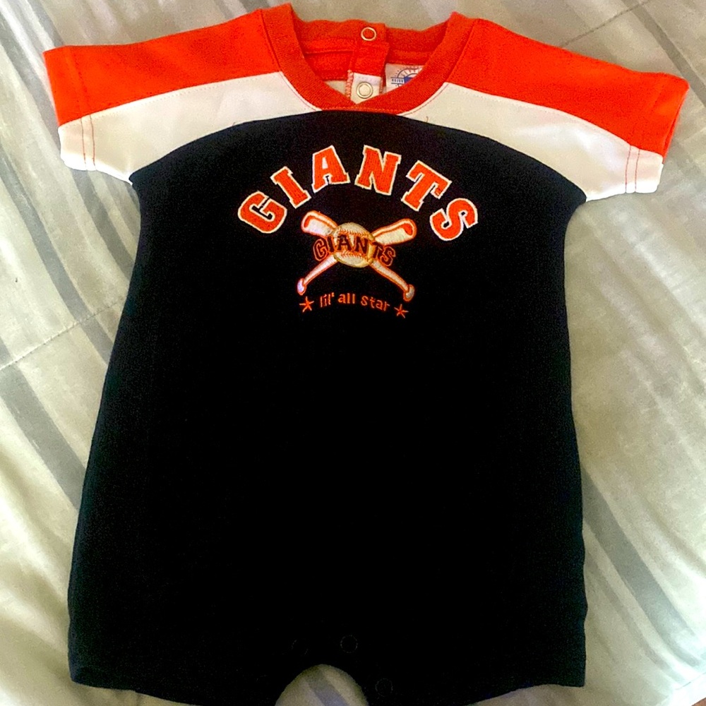 Unisex San Francisco Giants baby jumpsuit